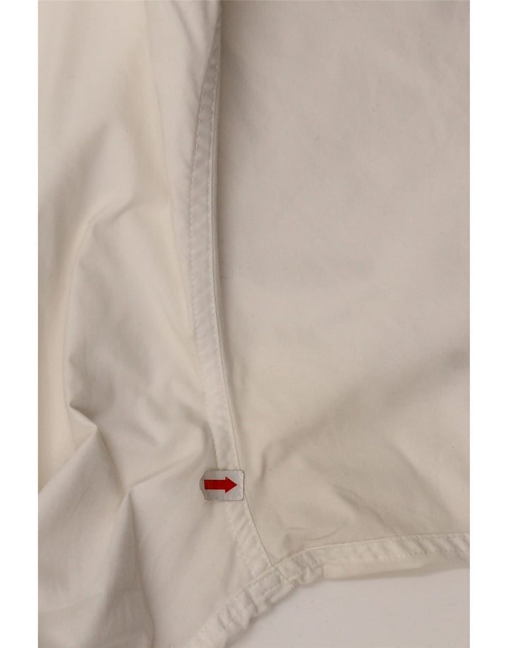 Timberland Mens Short Sleeve Shirt Medium White Cotton