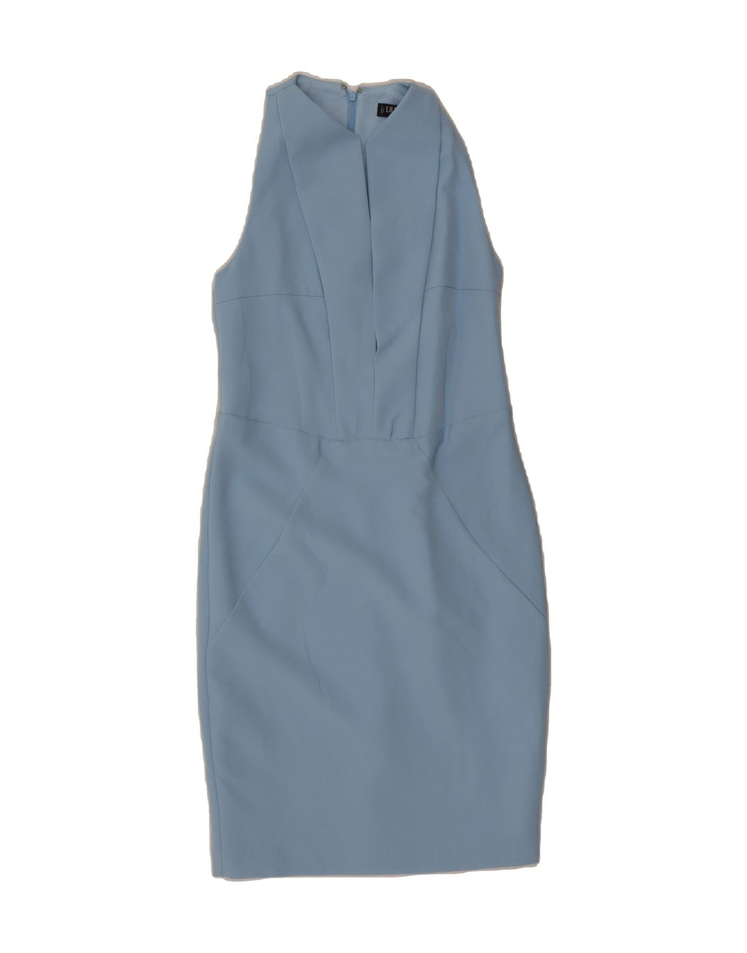 LIU JO Womens Sleeveless Sheath Dress UK 8 Small Blue Polyester Vintage Liu Jo and Second-Hand Liu Jo from Messina Hembry 
