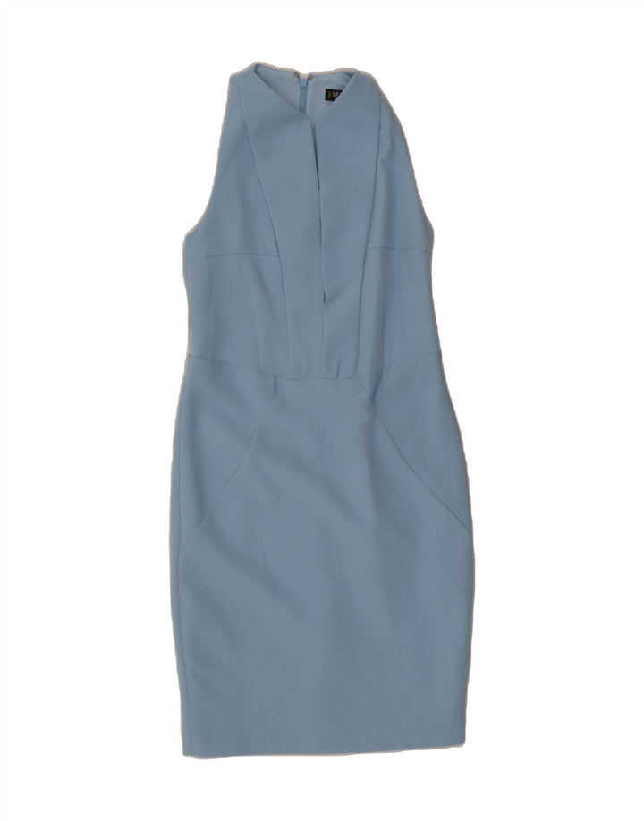 LIU JO Womens Sleeveless Sheath Dress UK 8 Small Blue Polyester Vintage Liu Jo and Second-Hand Liu Jo from Messina Hembry 