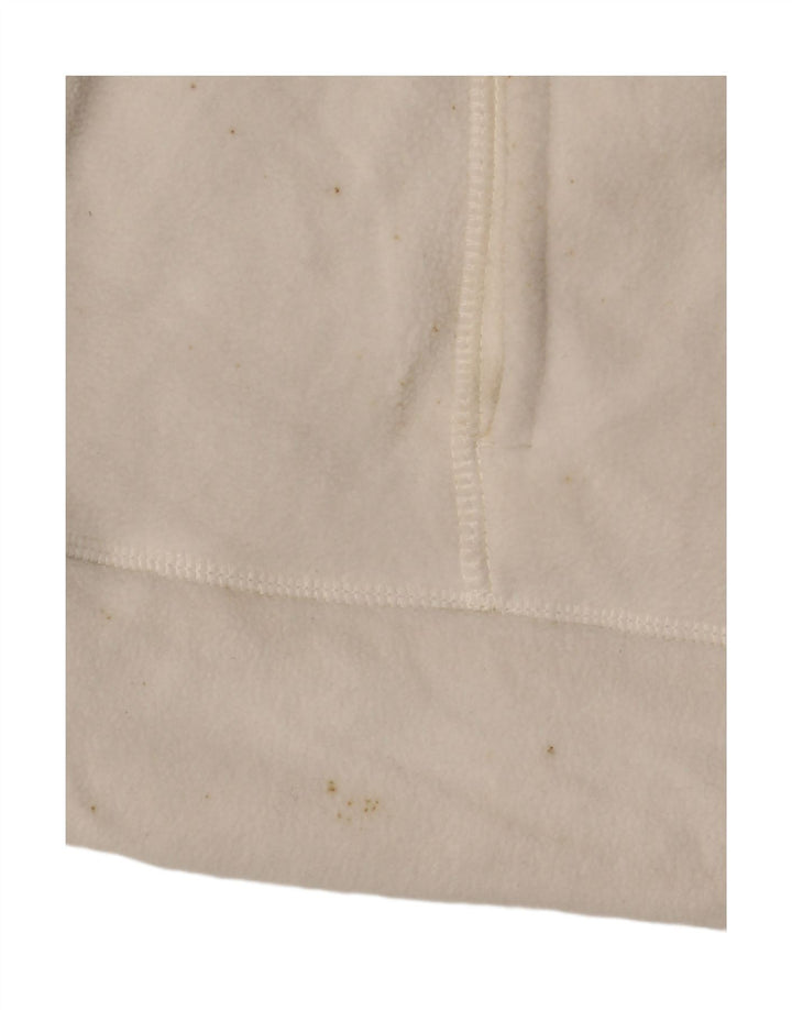 Marks & Spencer Womens Fleece Jacket UK 20 2XL White Cotton