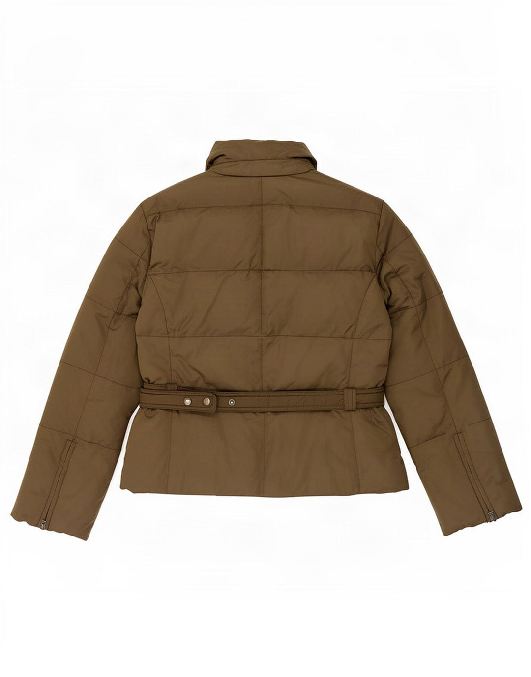 Zara Womens Padded Jacket UK 18 XL Khaki Nylon