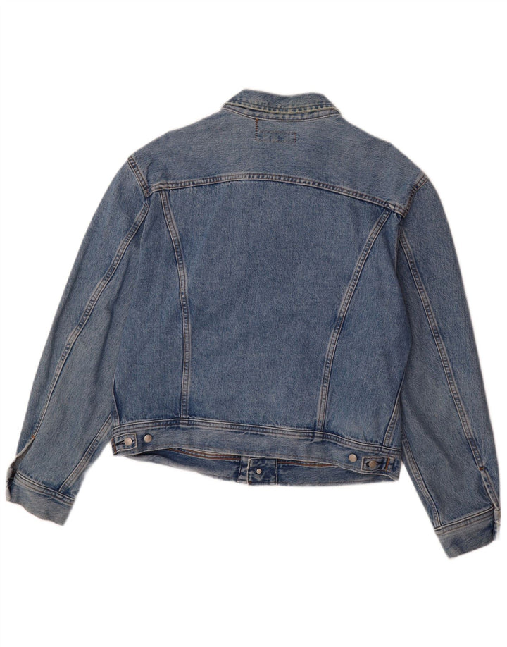 Replay Mens Denim Jacket UK 40 Large Blue Cotton