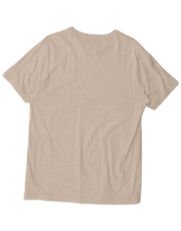 CREW CLOTHING Mens T-Shirt Top Large White Flecked