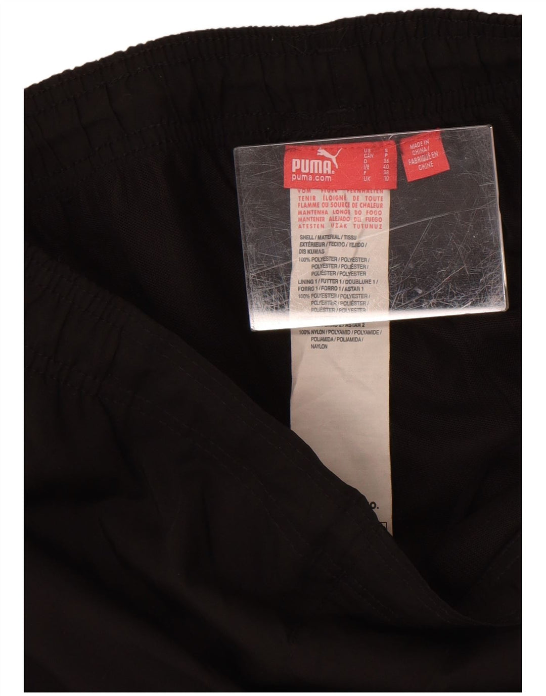 Puma Womens Tracksuit Trousers Joggers UK 10 Small Black Polyester