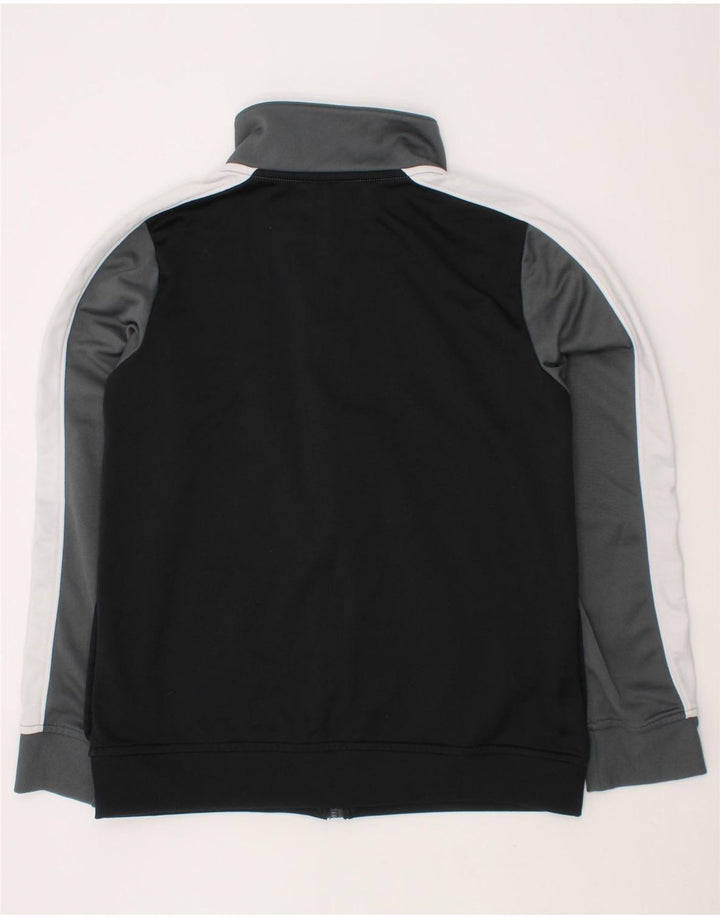UNDER ARMOUR Boys Tracksuit Top Jacket 9-10 Years Grey Colourblock Vintage Under Armour and Second-Hand Under Armour from Messina Hembry 