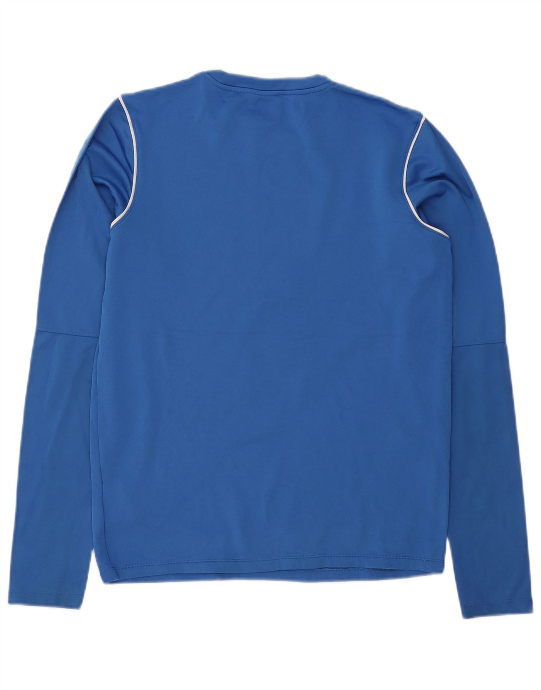 NIKE Mens Dri Fit Top Long Sleeve Small Blue Polyester