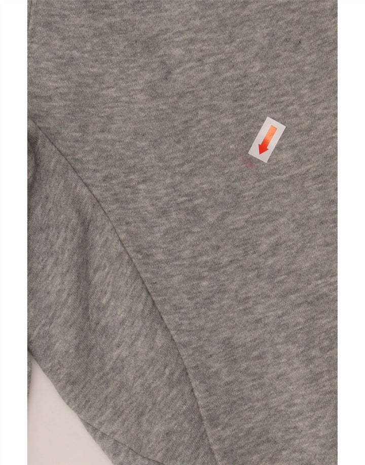 NIKE Mens Tracksuit Trousers Joggers Medium Grey Flecked Cotton