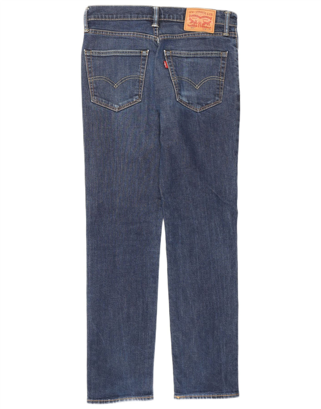 Levi's Mens 511 Slim Jeans W32 L32 Navy Blue Cotton