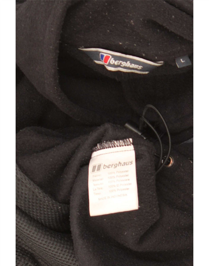 Berghaus Mens Liner Fleece Jacket UK 40 Large Black Polyester