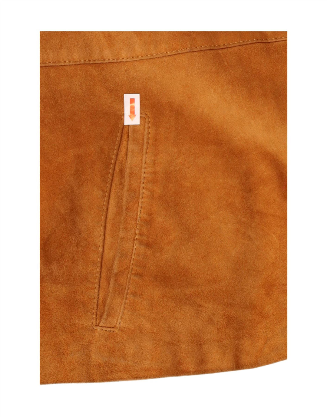 Vintage Womens 2 Button Suede Blazer Jacket UK 8 Small Beige