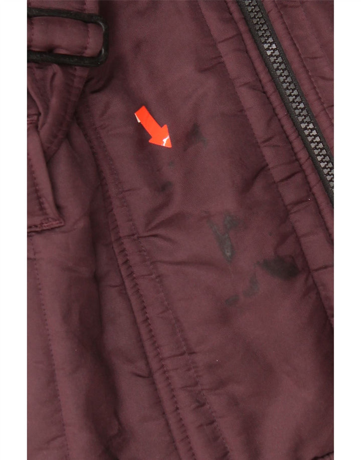 Refrigiwear Womens Padded Jacket UK 12 Medium Purple Polyamide