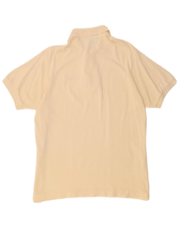 Lacoste Mens Polo Shirt Size 5 Large Beige Cotton