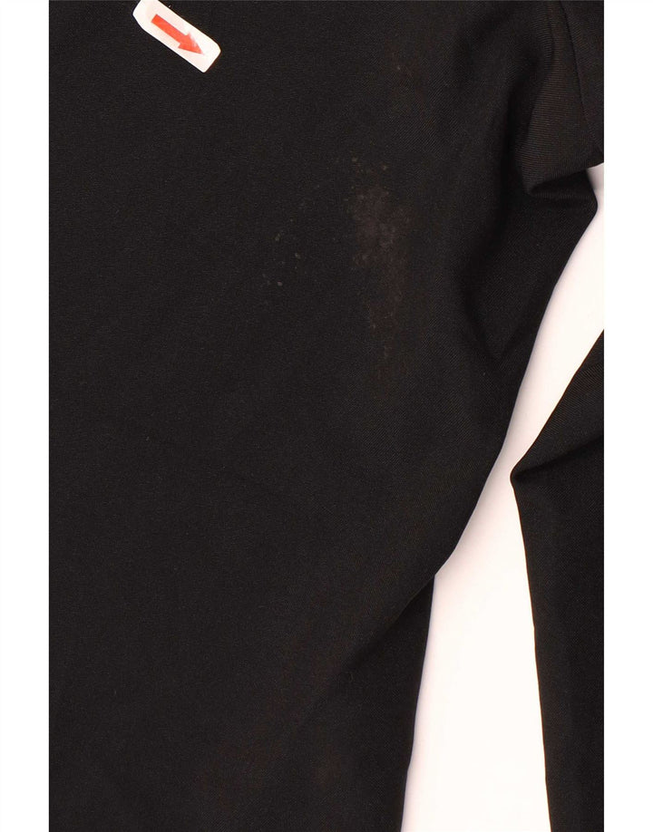 Marks & Spencer Mens Straight Regular Suit Trousers W34 L31 Black Polyester