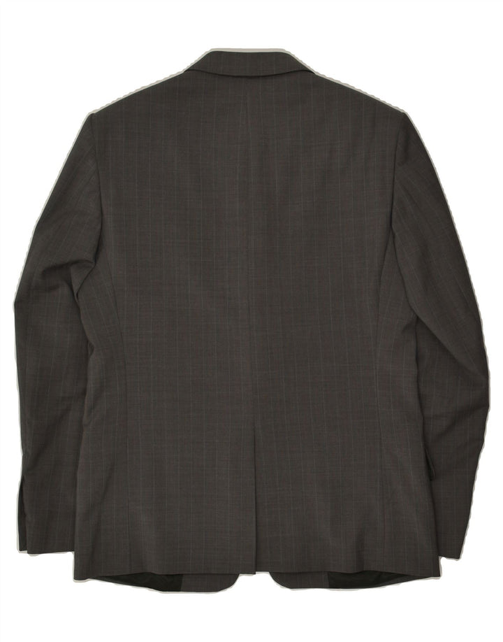 GUESS Mens 3 Button Blazer Jacket IT 48 Medium Grey Check Polyester | Vintage Guess | Thrift | Second-Hand Guess | Used Clothing | Messina Hembry 