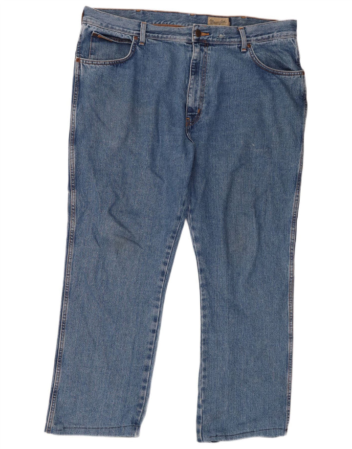 Wrangler Mens Texas Straight Jeans W40 L28 Blue