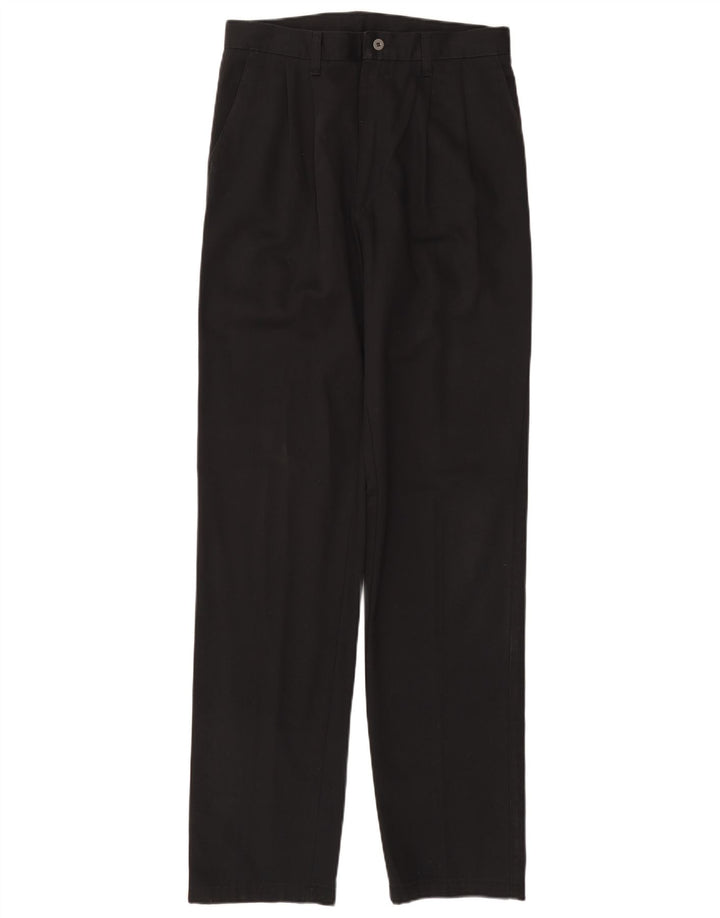 Wrangler Mens Pegged Chino Trousers W32 L36 Black Cotton