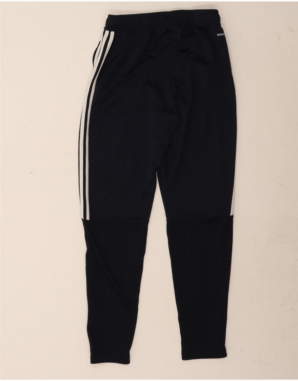 Adidas Womens Aeroready Tracksuit Trousers UK 12 Medium Navy Blue