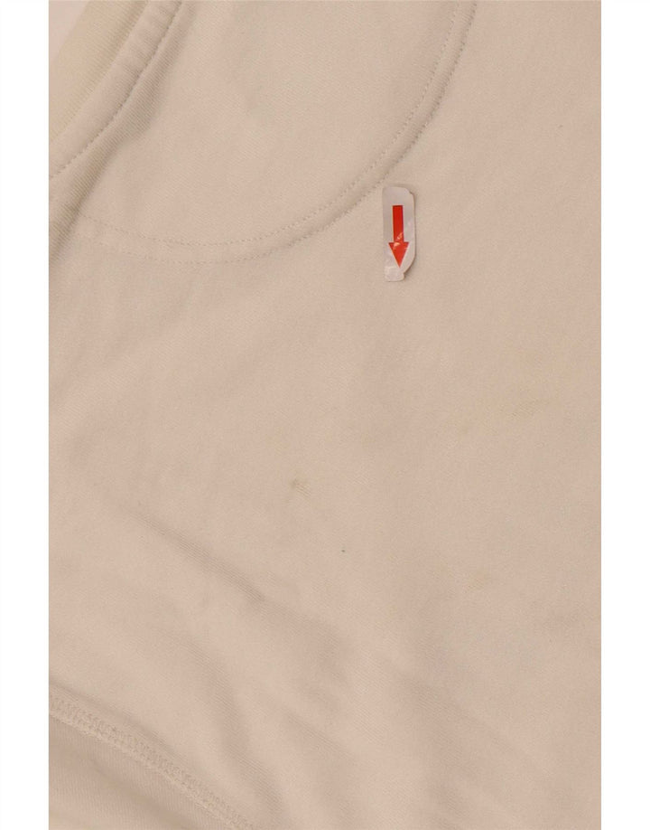 Barbour Mens Graphic Sweatshirt Jumper Medium White Cotton