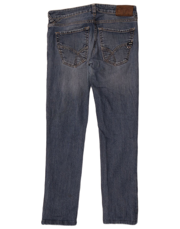 Gas Mens Slim Jeans W31 L29 Blue Cotton