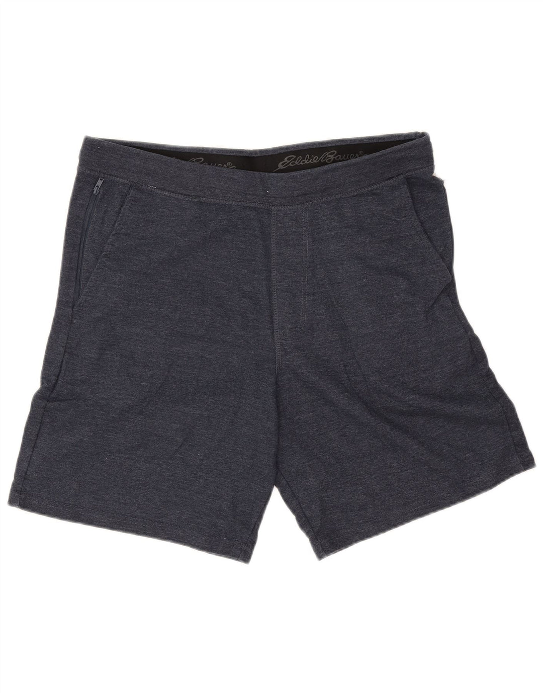 Eddie Bauer Mens Sport Shorts Large Navy Blue Cotton