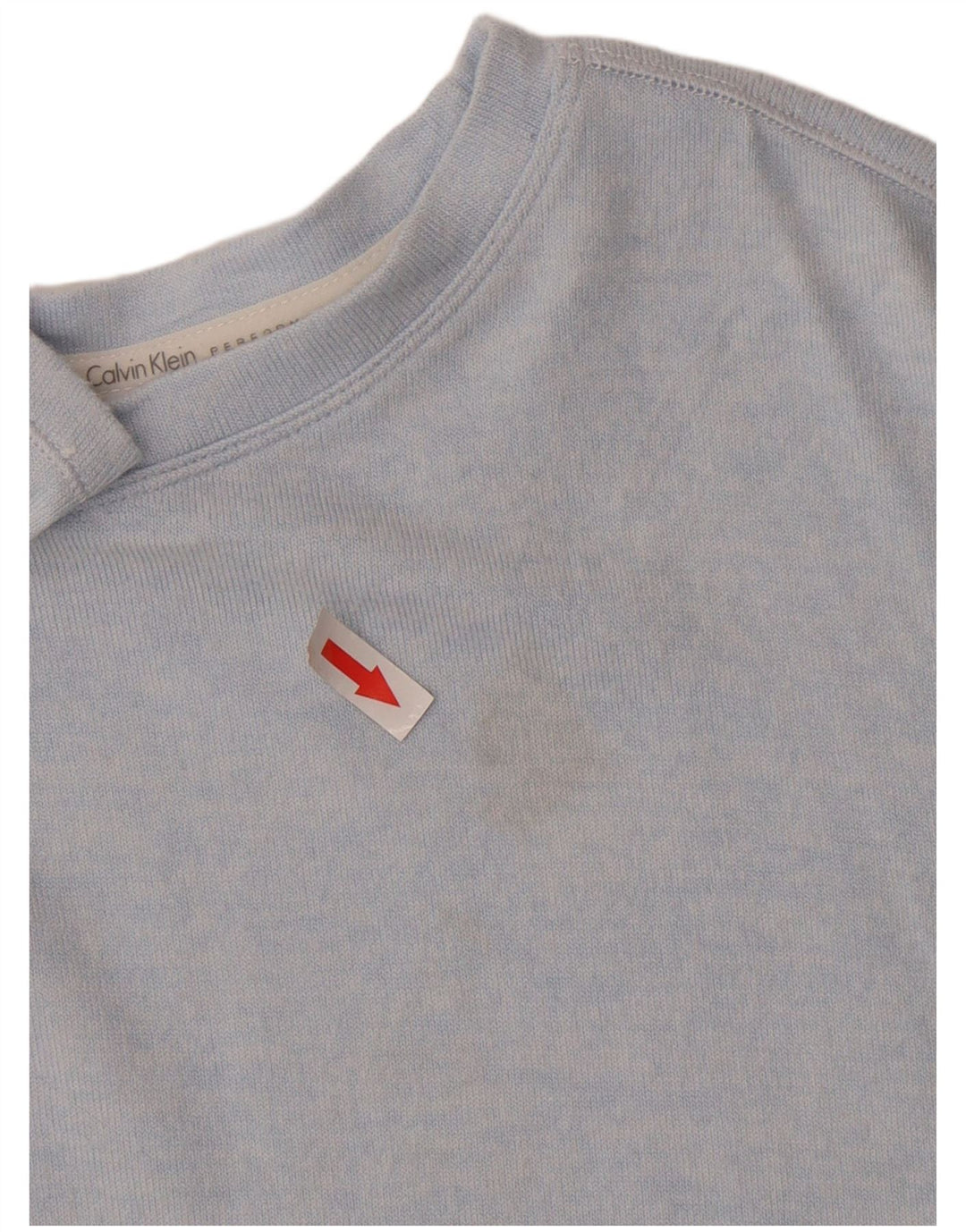 Calvin Klein Womens Oversized Top 3/4 Sleeve UK 18 XL Blue Viscose