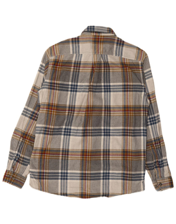 EDDIE BAUER Mens Classic Fit Flannel Shirt Medium Multicoloured Check