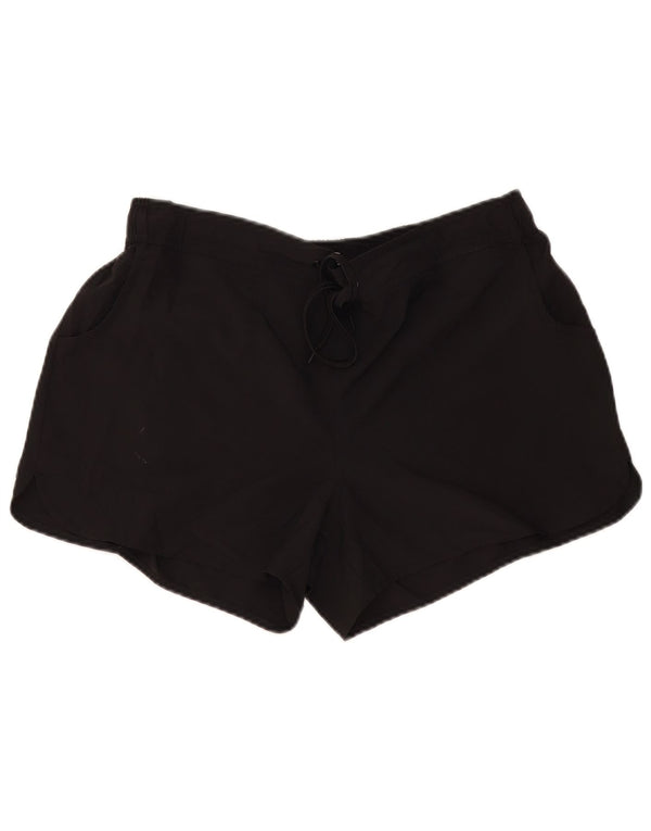Mountain Warehouse Womens Sport Shorts UK 16 Large Black Polyester