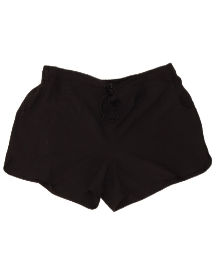 Mountain Warehouse Womens Sport Shorts UK 16 Large Black Polyester