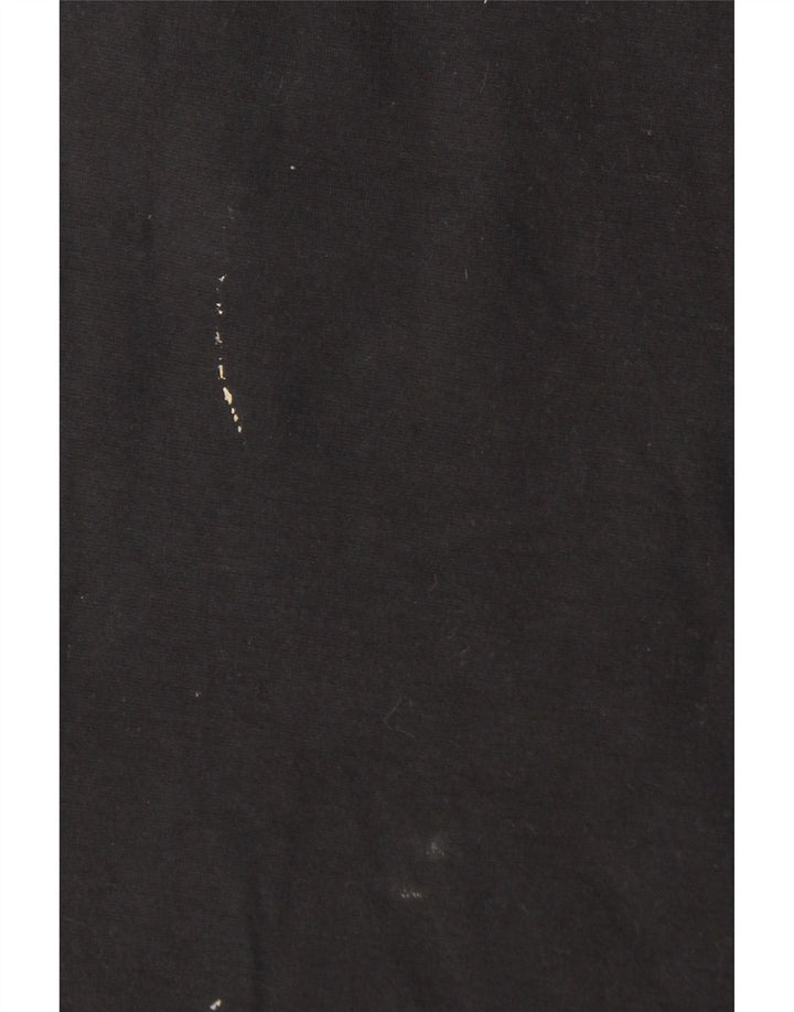 RUSSELL ATHLETIC Mens Tracksuit Trousers Medium  Black Rayon