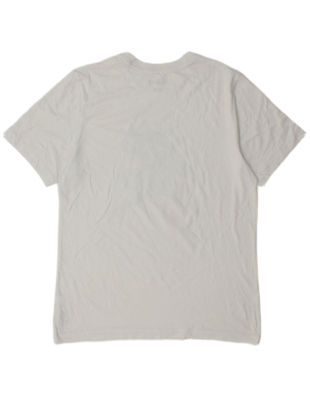 JORDAN Mens Graphic T-Shirt Top Medium White Cotton