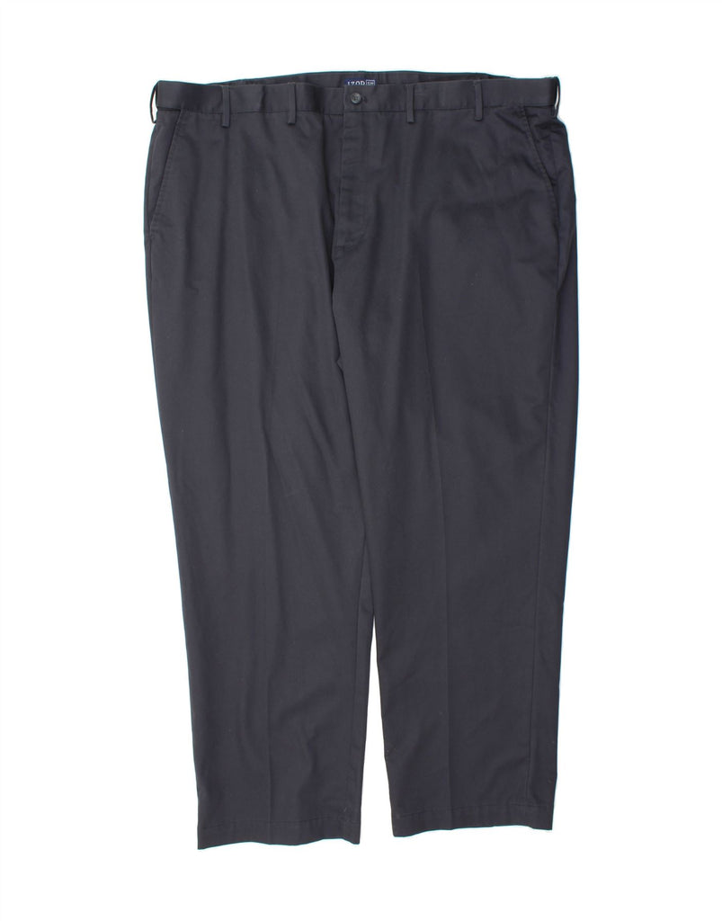 IZOD Mens Straight Chino Trousers W48 L32 Navy Blue Cotton Vintage Izod and Second-Hand Izod from Messina Hembry 
