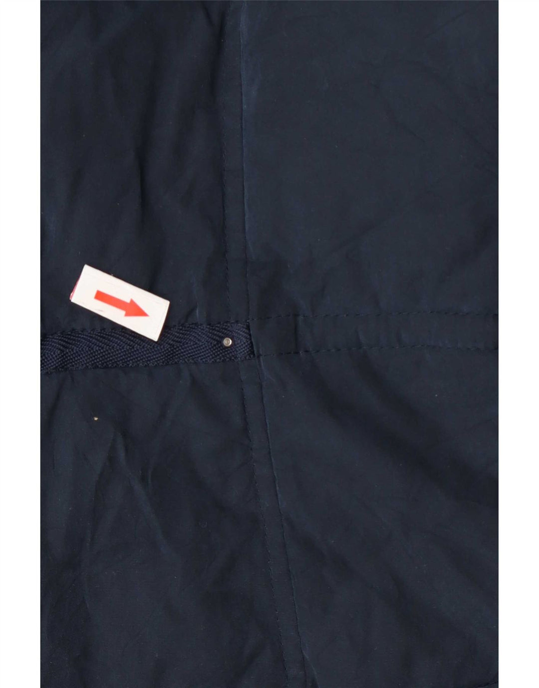 Nautica Womens Hooded Padded Jacket UK 14 Medium Navy Blue Polyester
