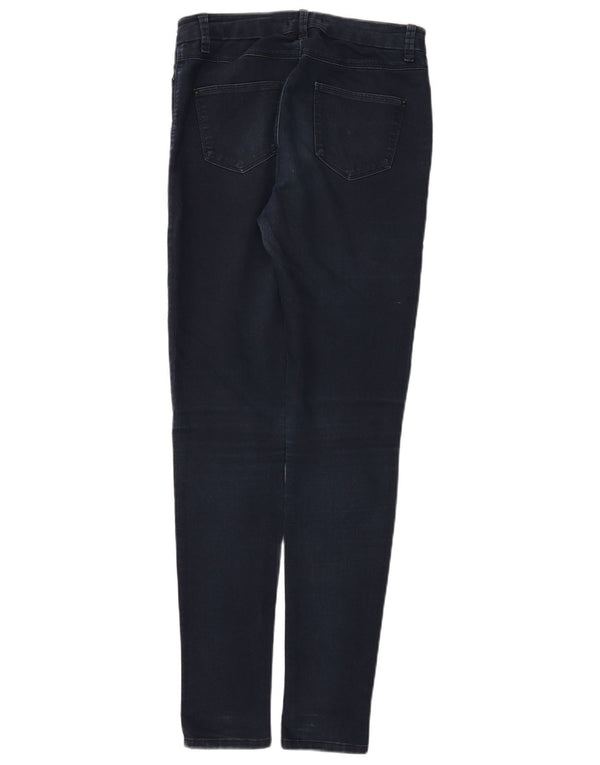 Marks & Spencer Womens Jegging Jeans UK 10 Small W30 L31 Navy Blue Cotton