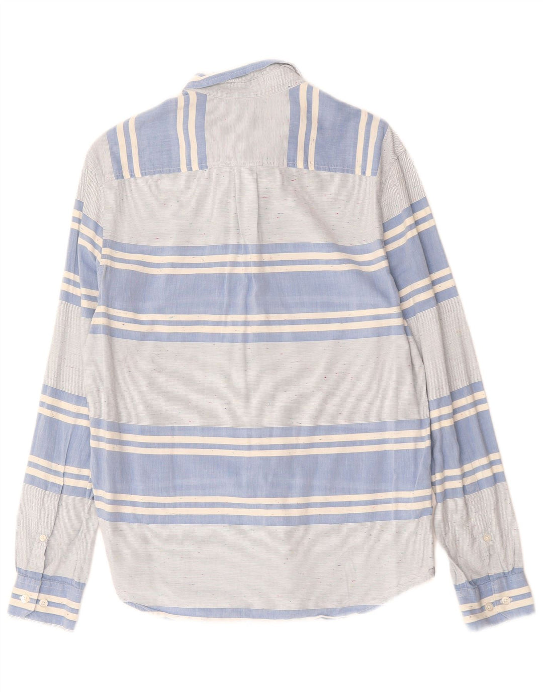 PENGUIN Mens Heritage Slim Fit Shirt Medium Blue Striped Cotton