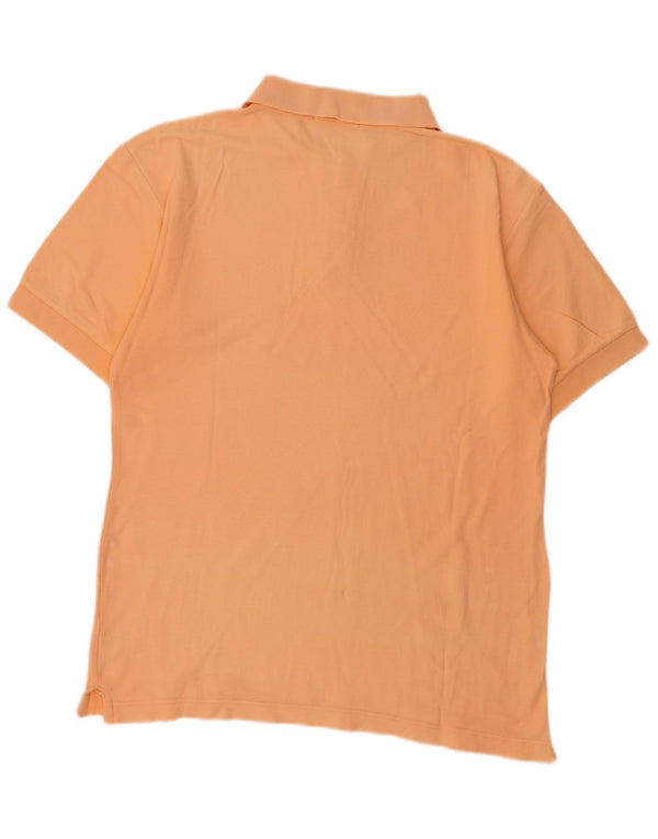 Fila Mens Polo Shirt IT 48 Medium Pink