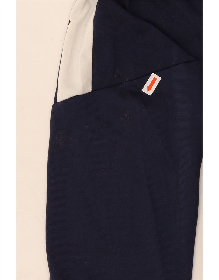Puma Mens Tracksuit Top Jacket Medium Navy Blue Colourblock Polyester