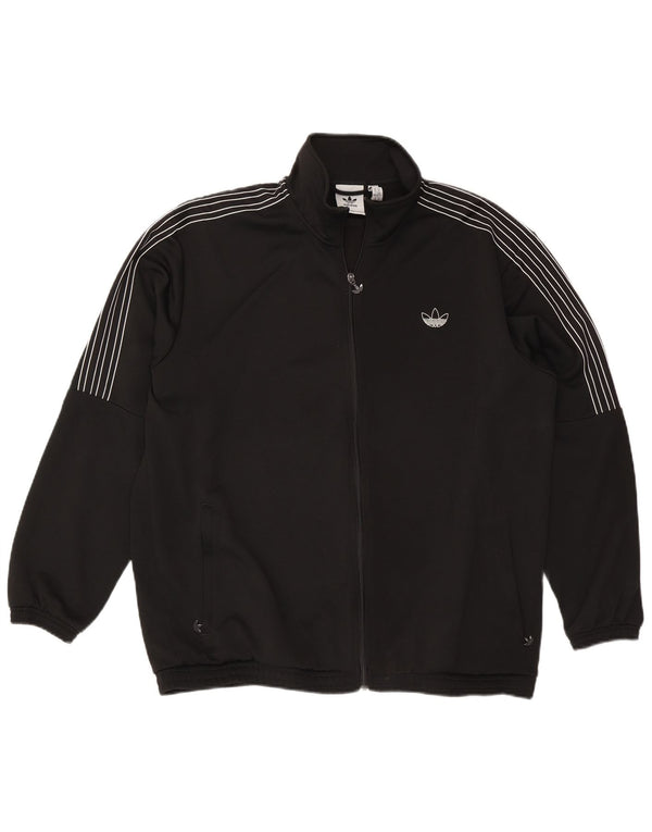 Adidas Mens Tracksuit Top Jacket XL Black Polyester