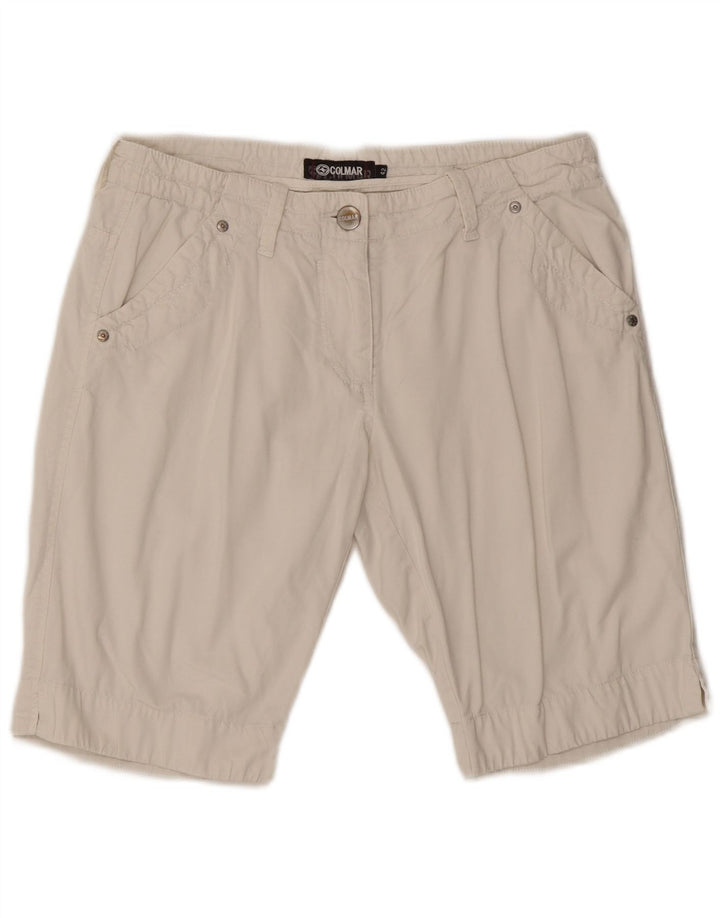 Colmar Womens Chino Shorts IT 42 Medium W30  White Cotton