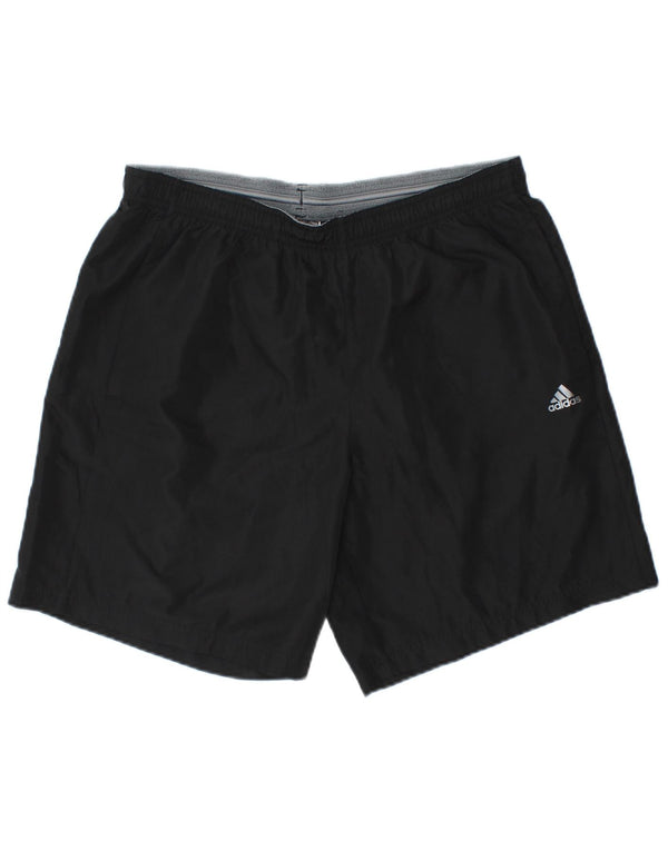 ADIDAS Mens Climalite Sport Shorts Large  Black Polyester