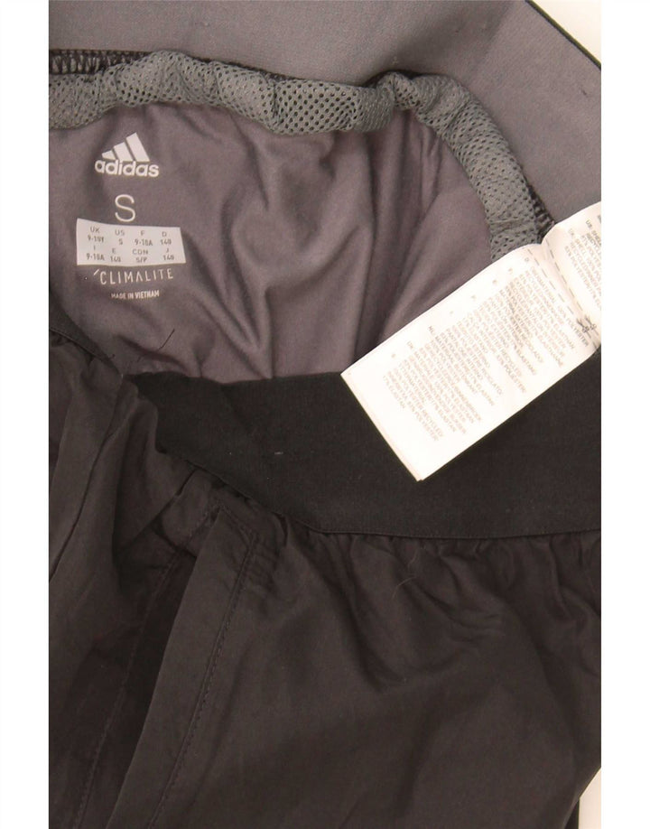 Adidas Boys Climalite Sport Shorts 9-10 Years Small Black Polyester