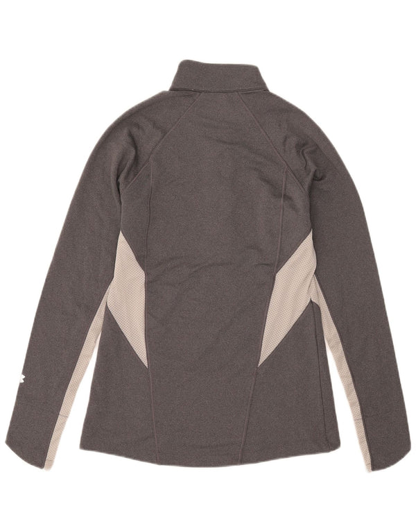 Under Armour Mens Cold Gear Pullover Tracksuit Top Medium Grey Colourblock