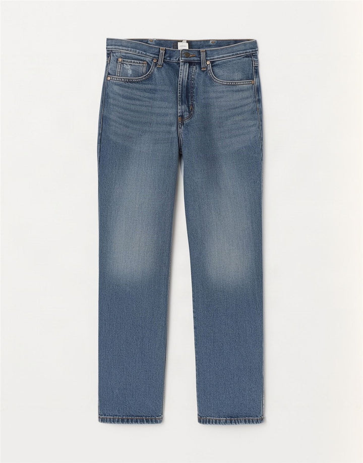 Wrangler Mens Evolution Straight Jeans W32 L34 Blue Cotton