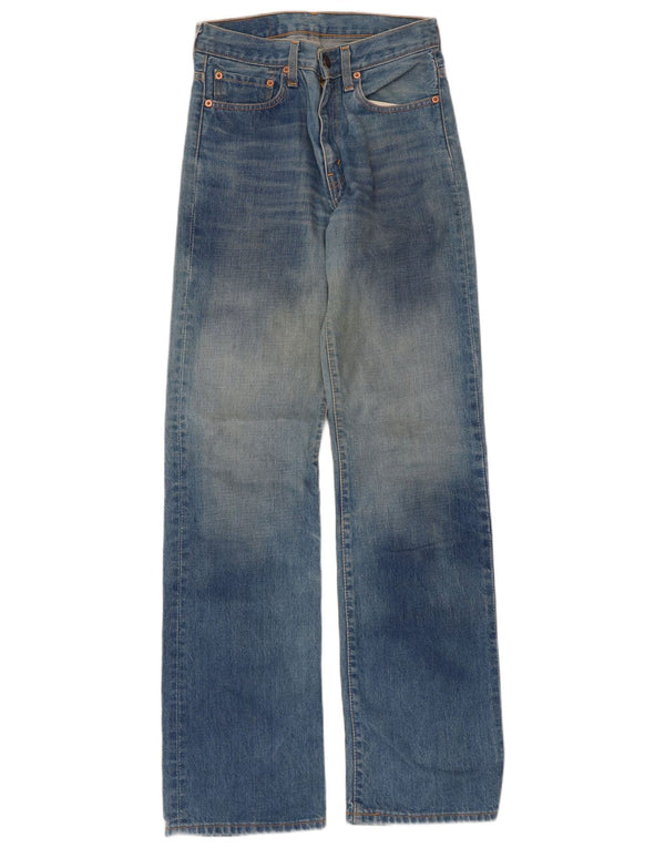 Levi's Mens High Waist Jeans W28 L34 Blue Cotton