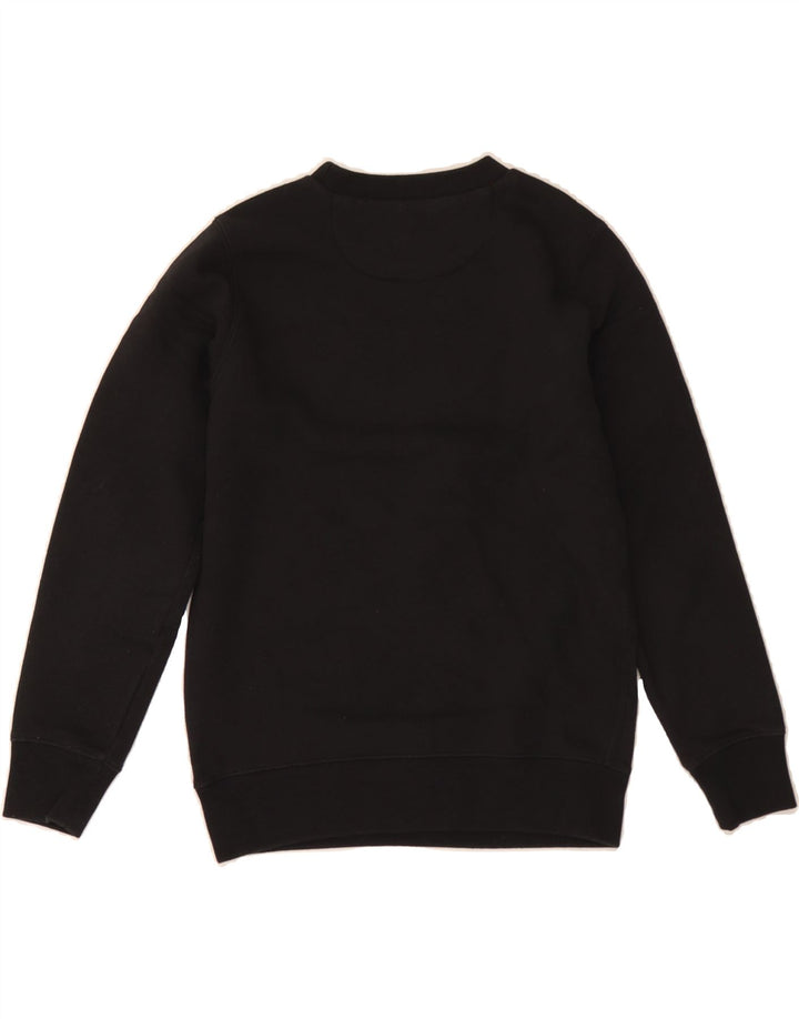 LEVI'S Boys Graphic Sweatshirt Jumper 9-10 Years Black Cotton Vintage Levi's and Second-Hand Levi's from Messina Hembry 