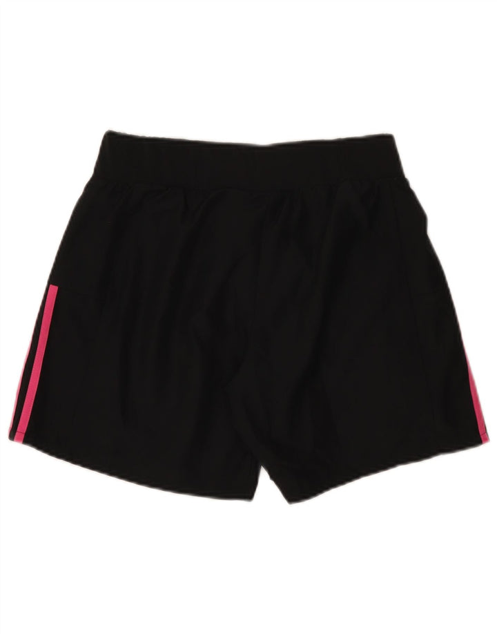 Adidas Womens Sport Shorts UK 10 Small Black Polyester