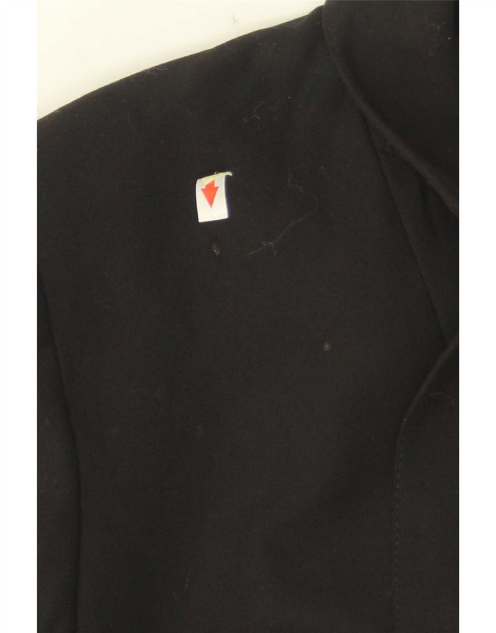 Marks & Spencer Womens Overcoat UK 16 Large Black New Wool