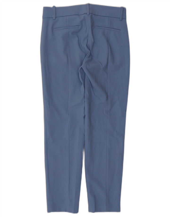 J. CREW Womens Cameron Slim Chino Trousers US 2 XS W25 L25 Blue Polyester