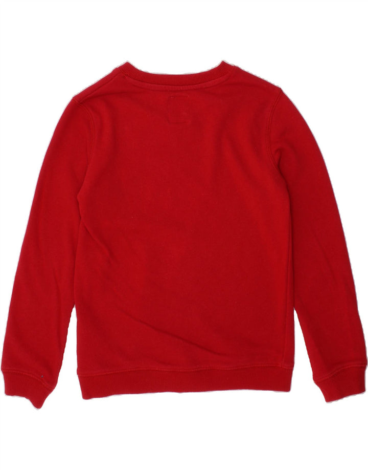 LEVI'S Boys Graphic Sweatshirt Jumper 7-8 Years Red Cotton Vintage Levi's and Second-Hand Levi's from Messina Hembry 