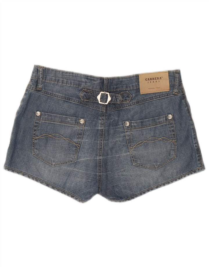 CARRERA Womens Denim Shorts  W30 Medium Blue Cotton