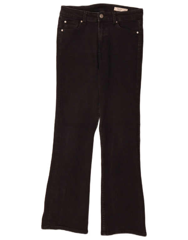 Marks & Spencer Womens The Eva Bootcut Jeans UK 10 Small W28 L31 Black